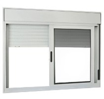 JANELA COM PERSIANA - Portas de PVC